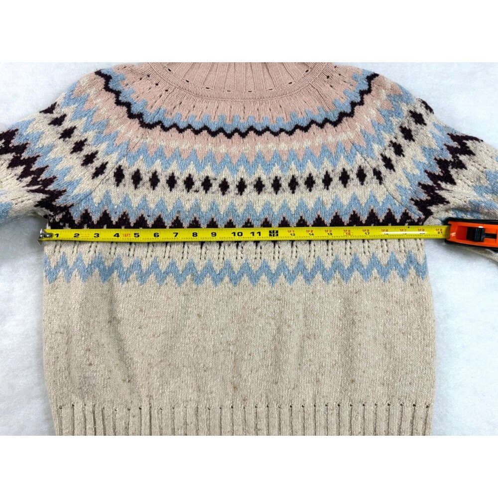 Women's Patterned Sweater - Multicolor - Picture 8 of 10